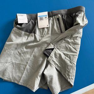 Nike Men's Running Shorts, gray, size medium